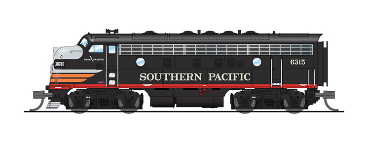 Broadway Limited Imports N scale Electro-Motive Division F3A, F3B, F7A, and F7B diesel locomotives