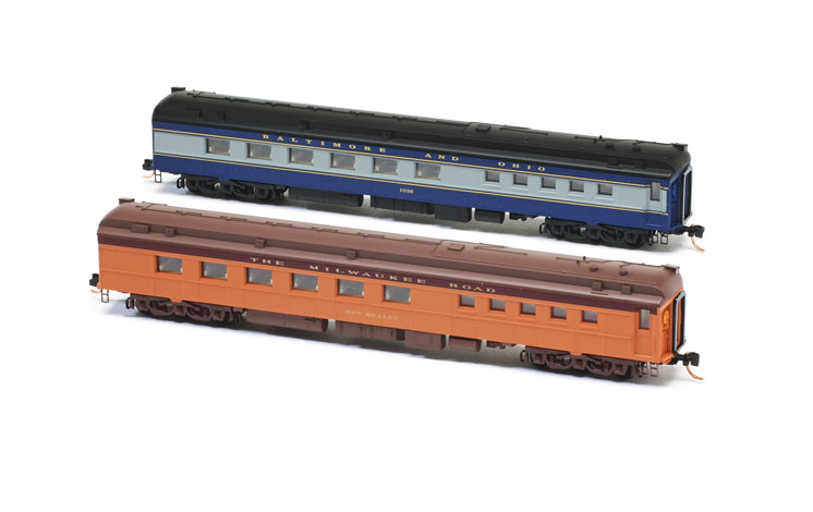 Micro-Trains N scale heavyweight dining cars