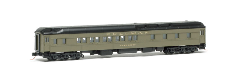 Micro-Trains Line Co. N scale 10-section, 1-drawing-room, 2-compartment heavyweight sleeper