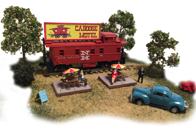 The N Scale Architect Caboose Motel