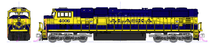 Kato USA N scale Electro-Motive Division SD70MAC diesel locomotive