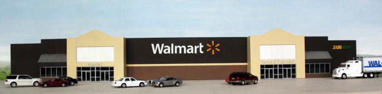 Summit USA HO scale Walmart Supercenter