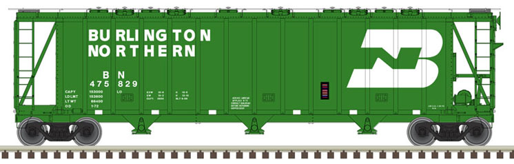 Atlas Model Railroad Co. N scale General American 3,500-cubic-foot-capacity Dry-Flo covered hopper