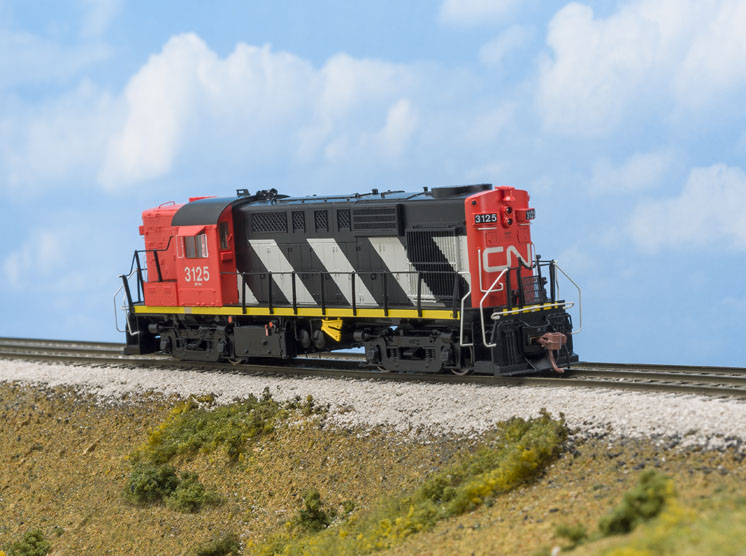 Rapido Trains HO scale Montreal Locomotive Works RS-18 diesel locomotive