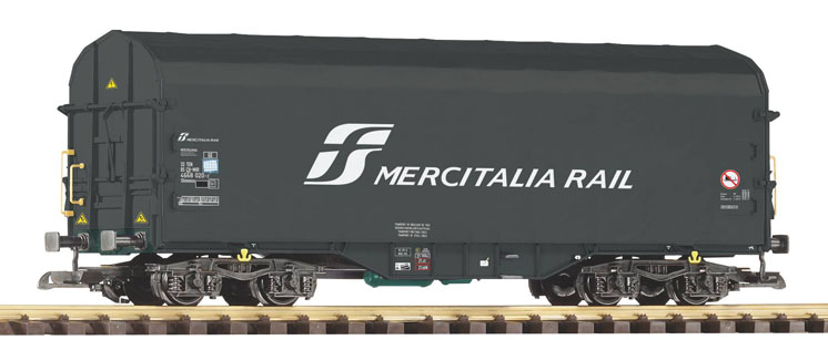 PIKO America large scale Mercitalia Rail Shimmns tarp car