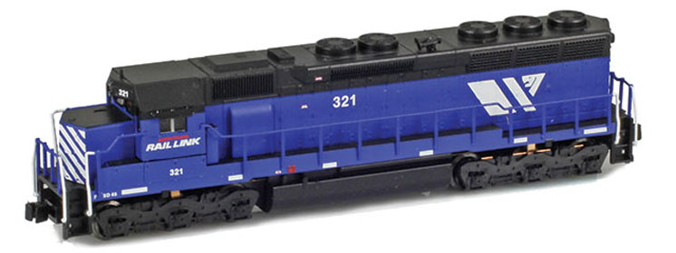 American Z Line Z scale Electro-Motive Division SD45 diesel locomotive