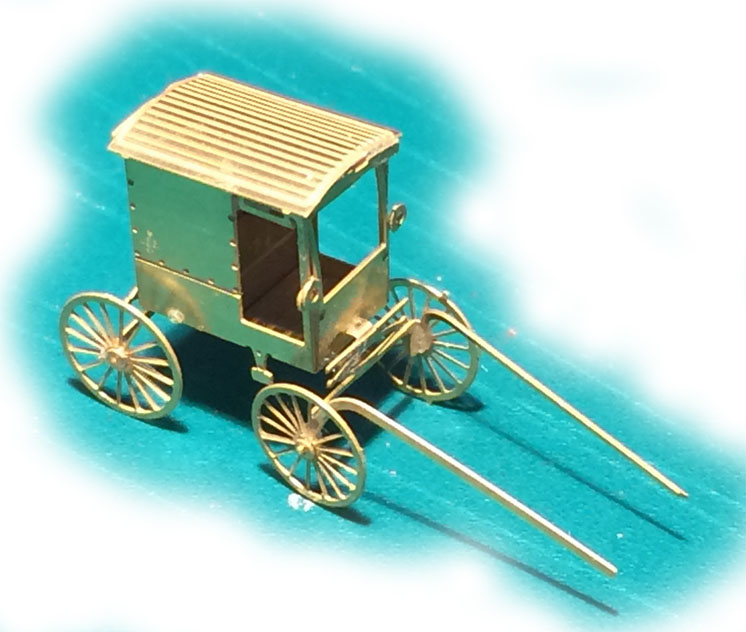 The N Scale Architect HO scale assorted horse-drawn wagons