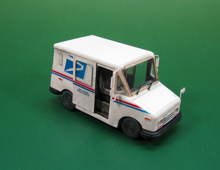 Showcase Miniatures HO scale Grumman LLV delivery truck