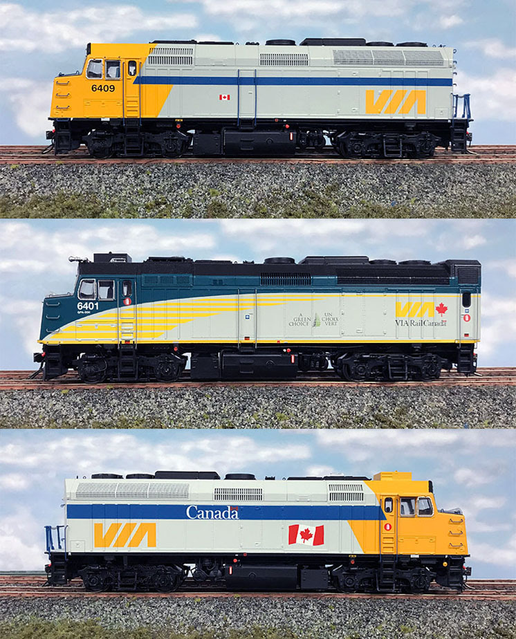 Rapido Trains HO scale General Motors Diesel Division F40PH-2D diesel locomotive