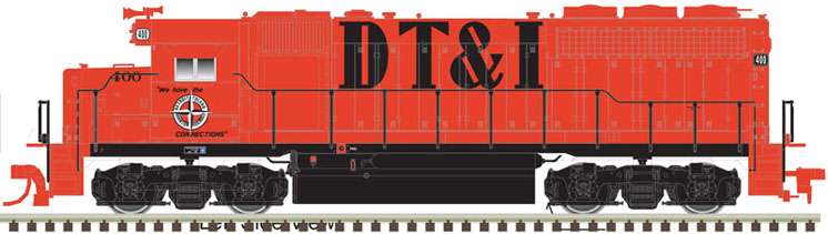 Atlas Model Railroad Co. N scale Electro-Motive Division GP40 diesel locomotive