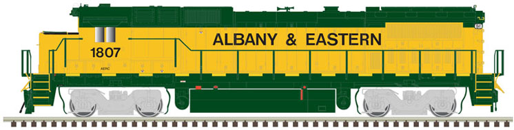 Atlas Model Railroad Co. HO scale Dash 8-40B diesel locomotive
