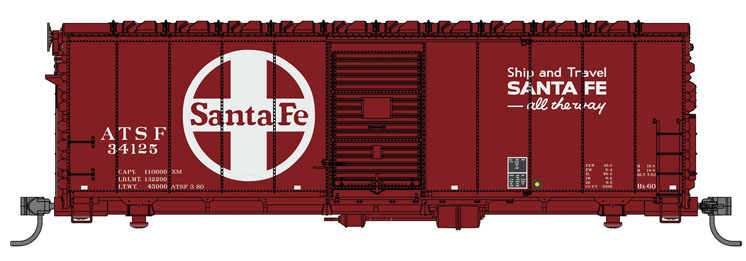 Wm. K. Walthers HO scale 40-foot American Association of Railroads modernized 1948 boxcar