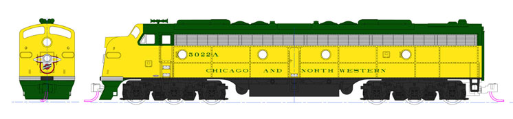 Kato USA N scale Electro-Motive Division E8A diesel locomotive