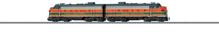 Märklin HO scale Electro-Motive Division F7A diesel locomotive