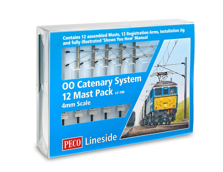 Pritchard Patent Product Co. Ltd. (Peco) HO scale Lineside catenary