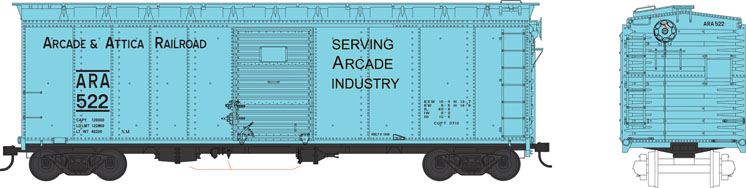 Bowser Manufacturing Co. HO scale 40-foot boxcar
