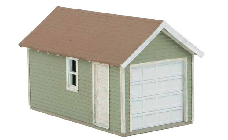 Wm. K. Walthers HO scale single-car garage two-pack