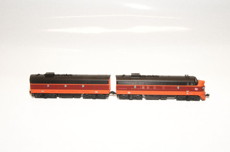 Kato USA N scale Electro-Motive Division FP7 and F7B diesel locomotives