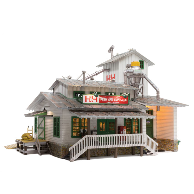 Woodland Scenics O scale H&H Feed Mill