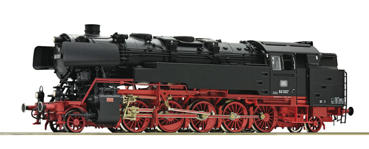 Roco HO scale German Federal Rys. Class 85 2-10-2T steam locomotive