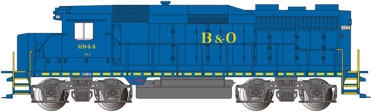 Bachmann Trains HO scale Electro-Motive Division GP30 diesel locomotive
