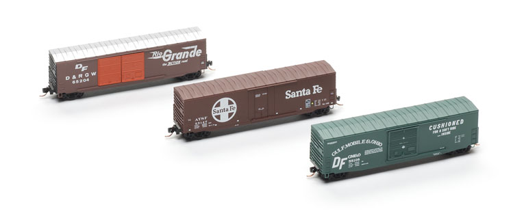 Micro-Trains Line Co. N scale assorted boxcars