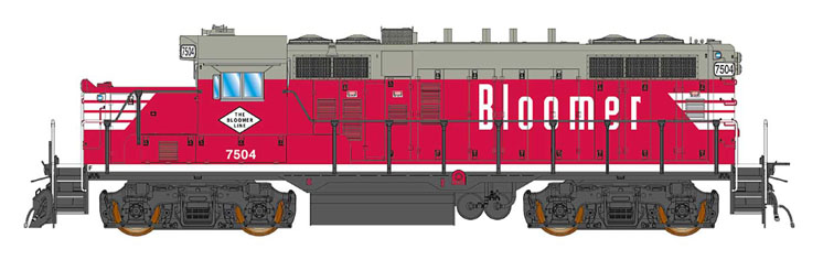 InterMountain Railway Co. HO scale Illinois Central Paducah, Ky.,-rebuilt GP10 diesel locomotive