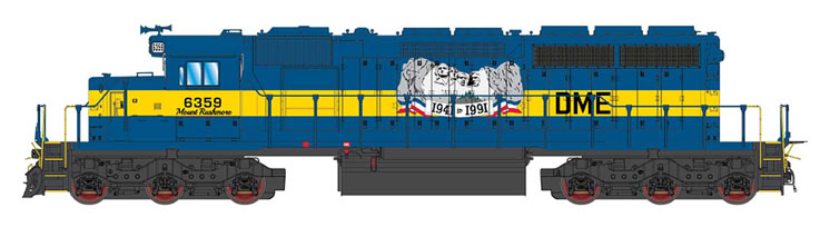 InterMountain Railway Co. N scale Electro-Motive Division SD40-2 diesel locomotive