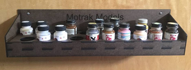Motrak Models paint racks