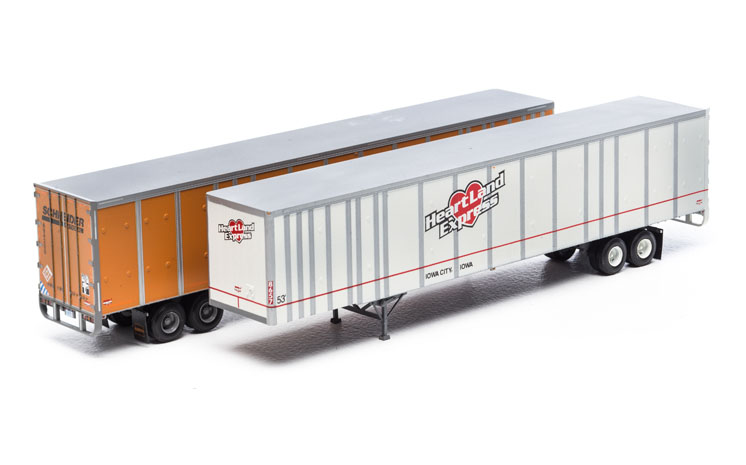 Athearn Trains HO scale Wabash 53-foot plate trailer
