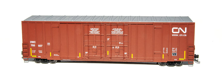Wm. K. Walthers HO scale 60-foot high-cube Plate F boxcar