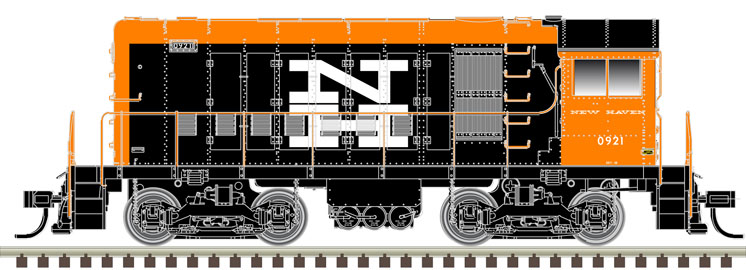 Atlas Model Railroad Co. HO scale Alco HH600 and HH660 diesel locomotives