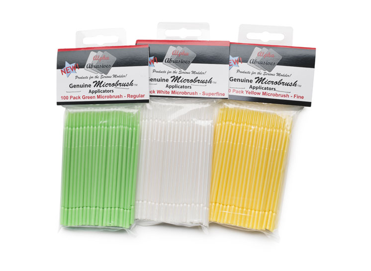 Flex-I-File Microbrushes, available from Kalmbach Hobby Store