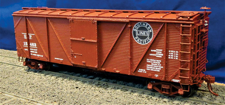 Westerfield Models HO scale Southern Pacific class B-50-15 single-sheathed boxcar