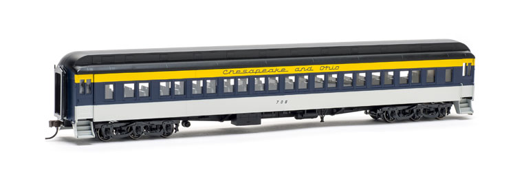 Atlas Model Railroad Co. HO scale paired-window heavyweight coach