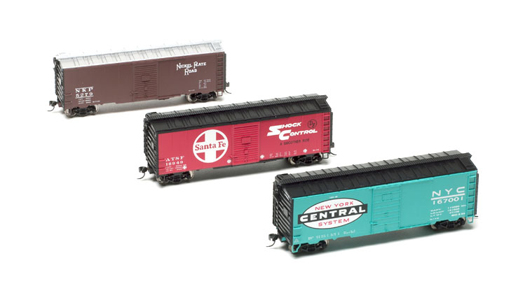 Walthers HO scale 40-foot boxcars