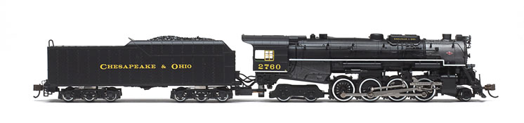 Bachmann N scale 2-8-4 steam locomotive