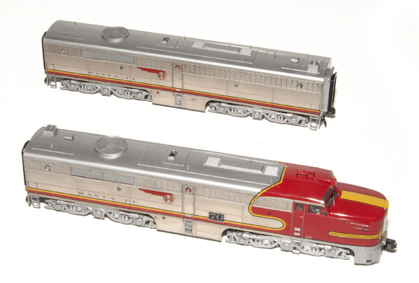 MTH Electric Trains HO scale Alco PA-1 and PB-1 diesel locomotives