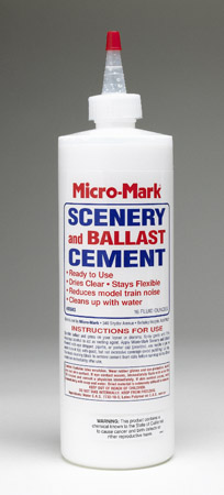Micro-Mark scenery and ballast cement