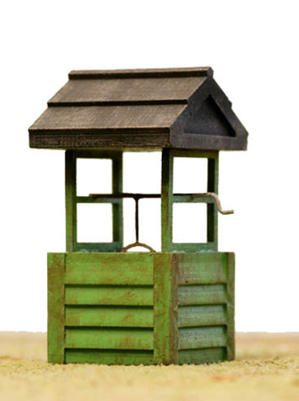 Model Tech Studios HO scale water well. Also available in N O and S scales
