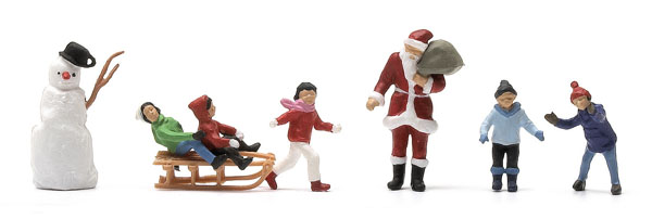 Preiser GmbH HO scale Christmas figure set