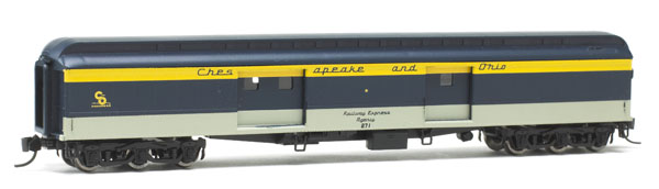 Wheels of Time N scale baggage-express car
