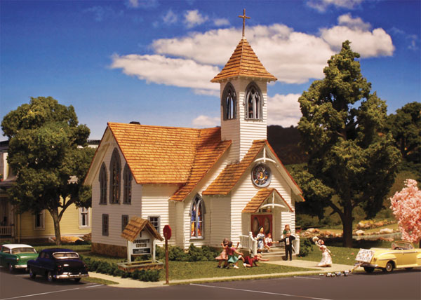 Woodland Scenics HO scale Community church