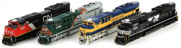 athearn HO scale Electro-Motive Division SD70ACe and SD70M-2 diesel locomotives