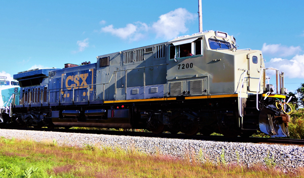 First of the new CSX re-builds rolls out of the Wabtec plant in Erie
