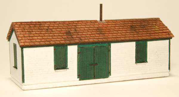 GC Laser N scale shim shed