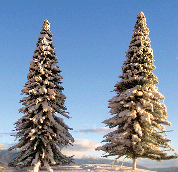 Grand Central Gems pine and spruce trees with snow