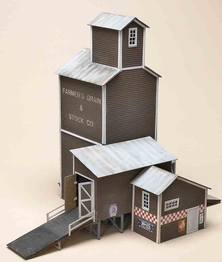 American Model Builders Laserkit O scale grain elevator | Classic Toy