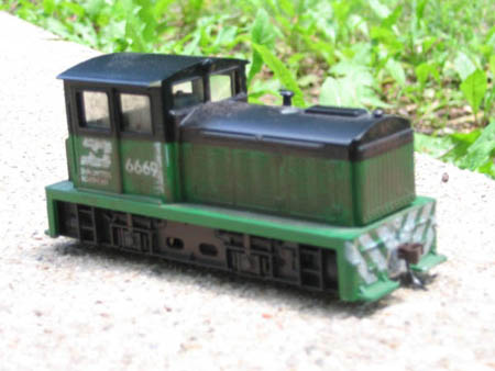 Model Power HO scale Plymouth Industrial Switcher