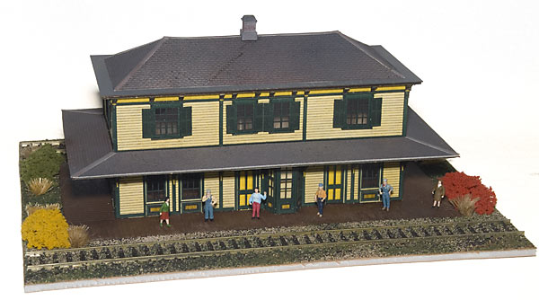 Central RR of New Jersey standard two-story depot